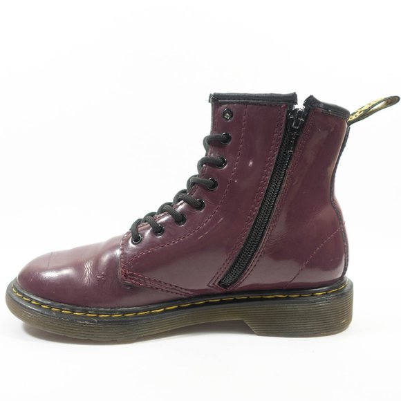 Dr Martens 1460 Patent Leather Lace Up Boots - Women's Size 5 - Picture 5 of 9